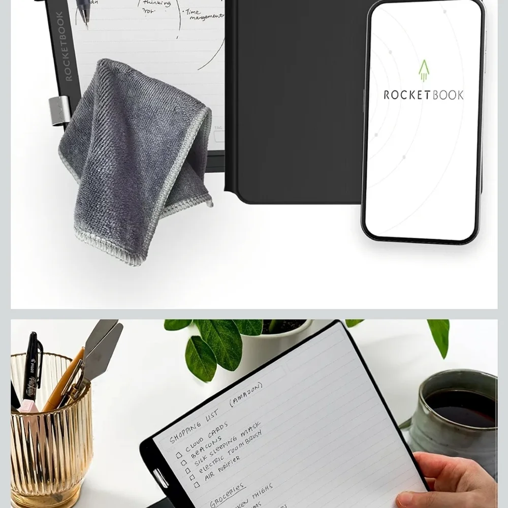 Smart Reusable Notebook - Black